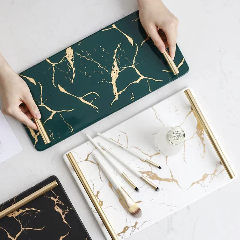 Elegance Marble Ceramic Tray -  - #tag1#