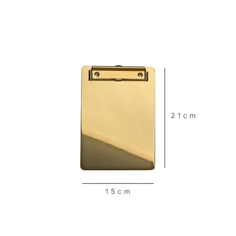 Elegance Stylish Golden Clip Boards tag1