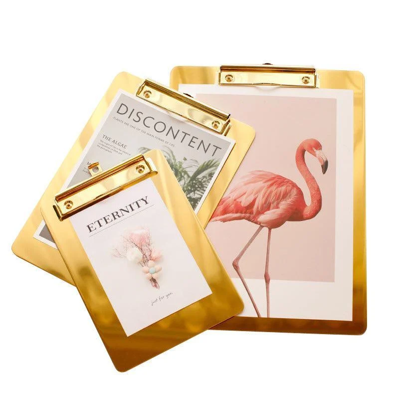 Elegance Stylish Golden Clip Boards -  - #tag1#