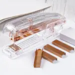 Elegance Transparent Rose Gold Stapler tag1