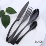 Elegance in Hues Luxurious 4 Piece Stainless Steel Cutlery Set