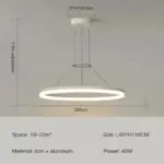 ElegantGlimmer long Modern Pendant Lamp tag1
