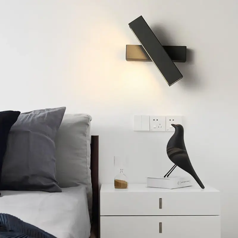ElegantGlow Minimalist Rotatable LED Wall Lamps tag1