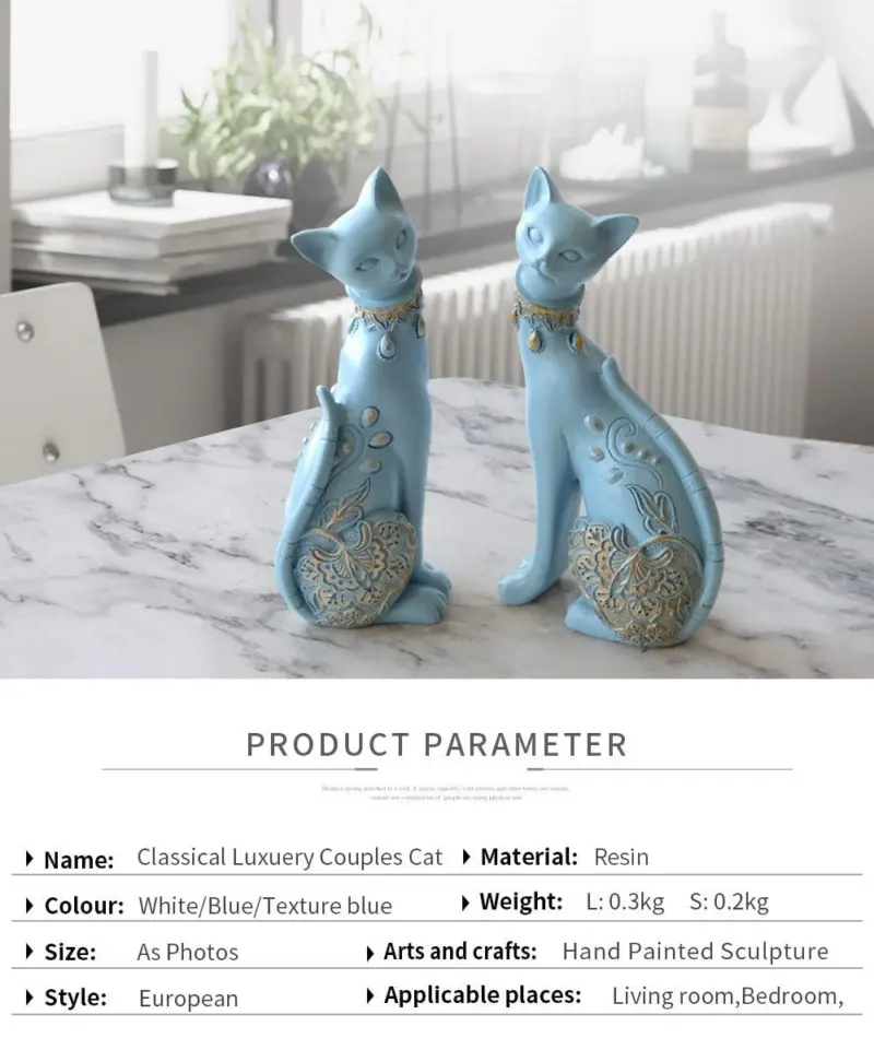 Elegant Cat Figurine