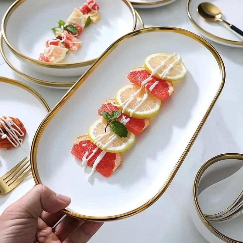 Elegant Ceramic Plates Set -