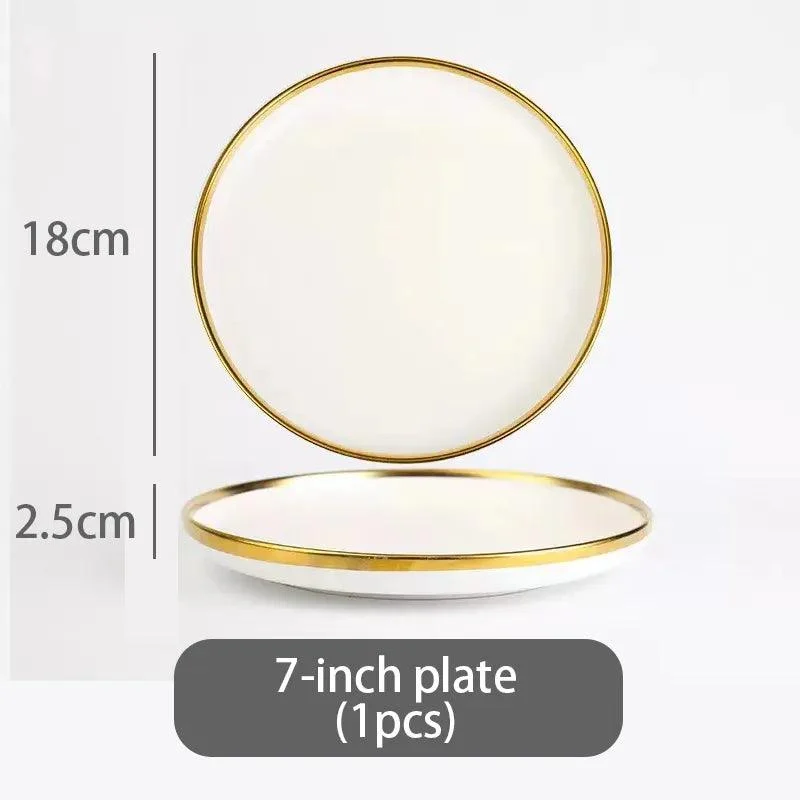 Elegant Ceramic Plates Set -