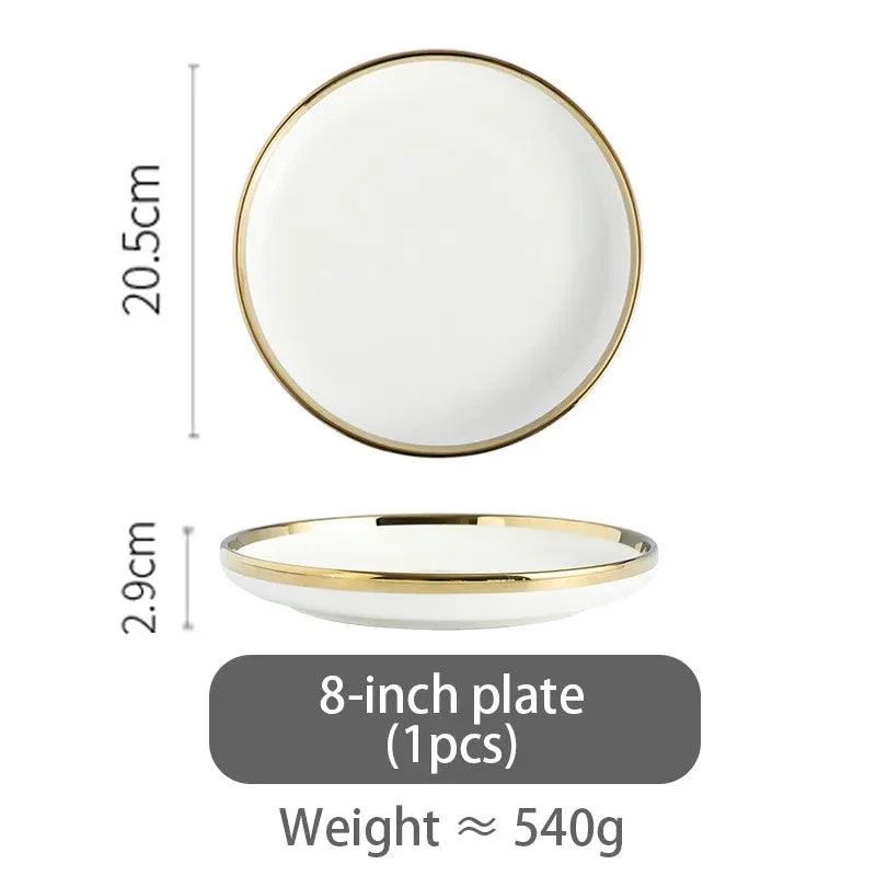 Elegant Ceramic Plates Set -