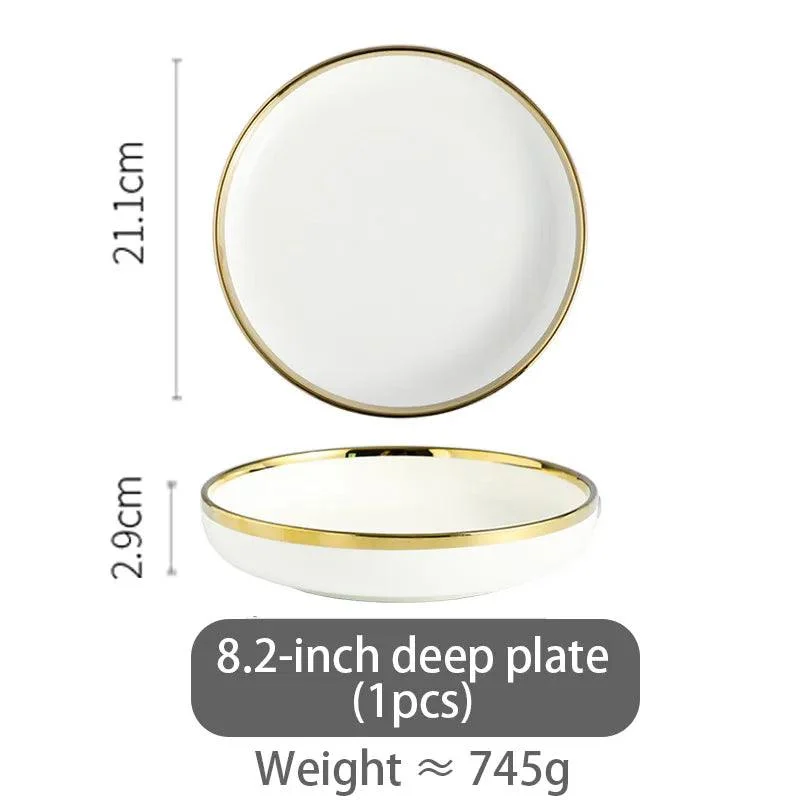 Elegant Ceramic Plates Set -