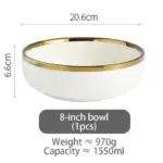Elegant Ceramic Plates Set