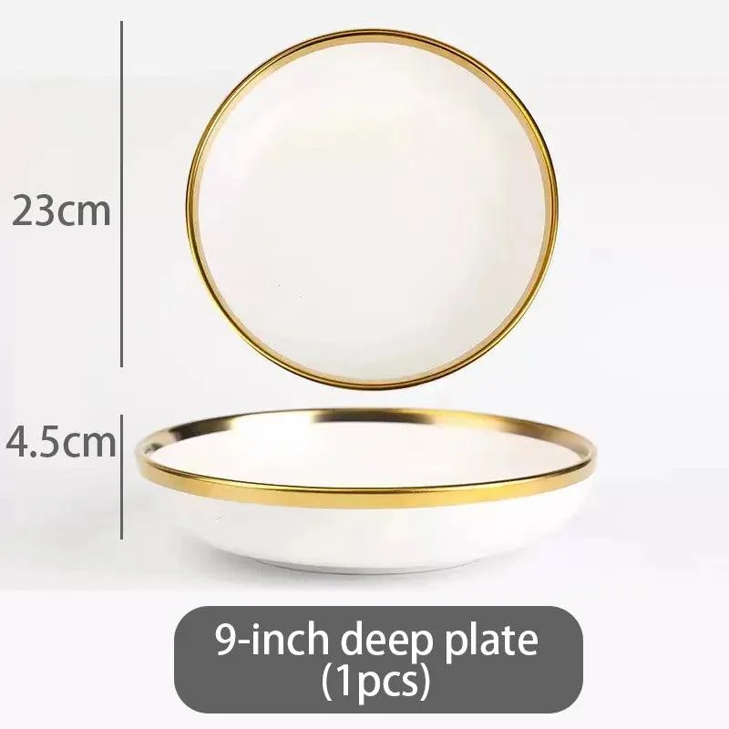 Elegant Ceramic Plates Set -