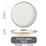 Elegant Ceramic Plates Set