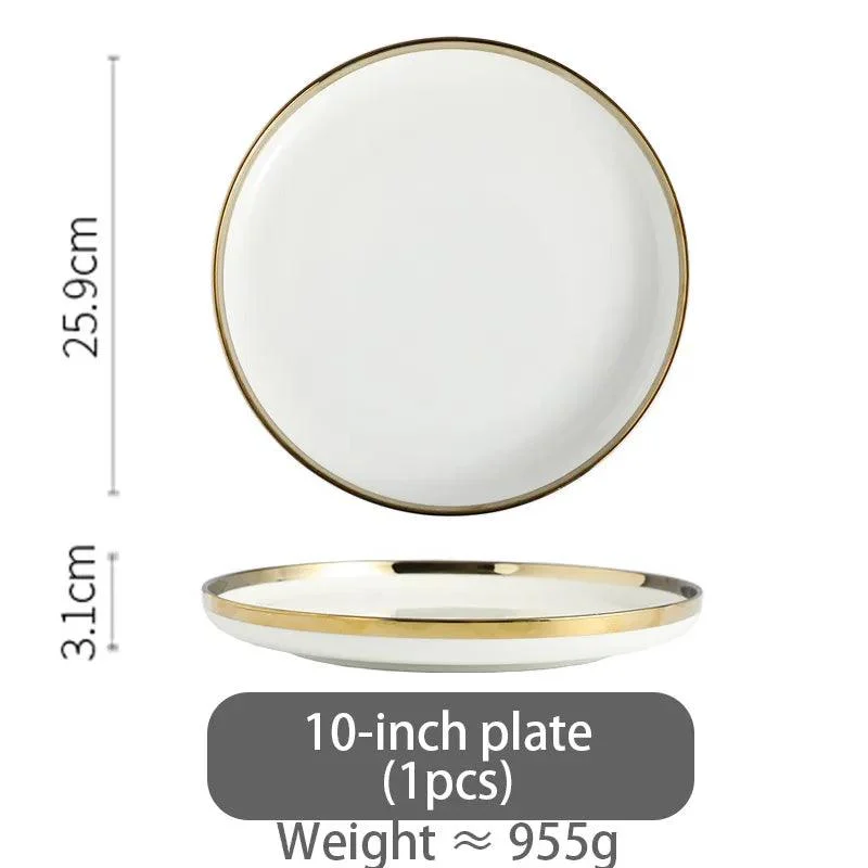 Elegant Ceramic Plates Set -