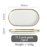 Elegant Ceramic Plates Set