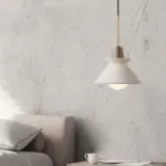 Elegant Concrete Ceiling Lamp for the Dining Room tag1