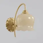 Elegant Copper Glass Wall Lamp tag1