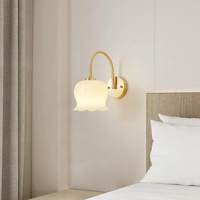 Elegant Copper Glass Wall Lamp -  - #tag1#