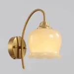 Elegant Copper Glass Wall Lamp tag1