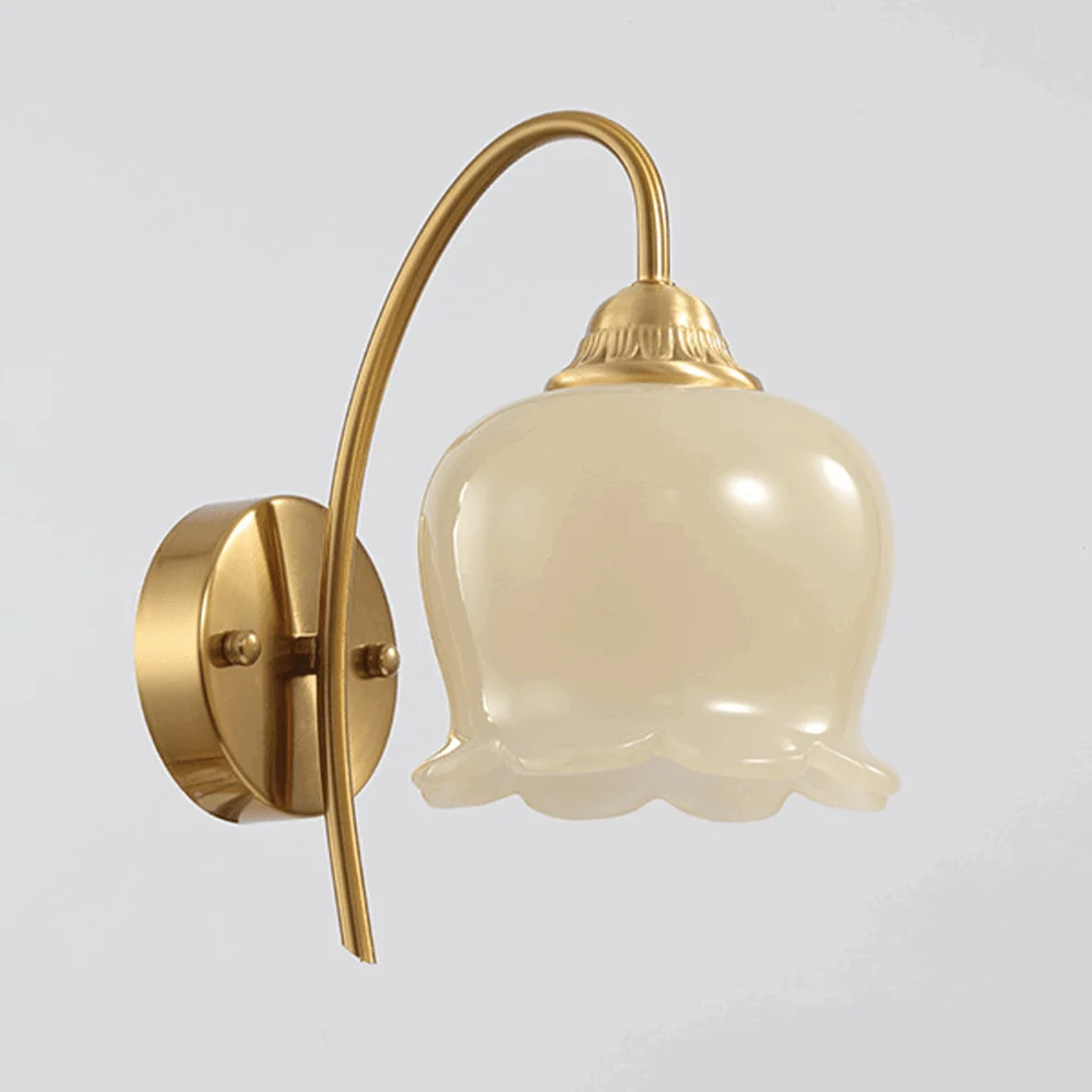 Elegant Copper Glass Wall Lamp -  - #tag1#