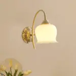 Elegant Copper Glass Wall Lamp tag1