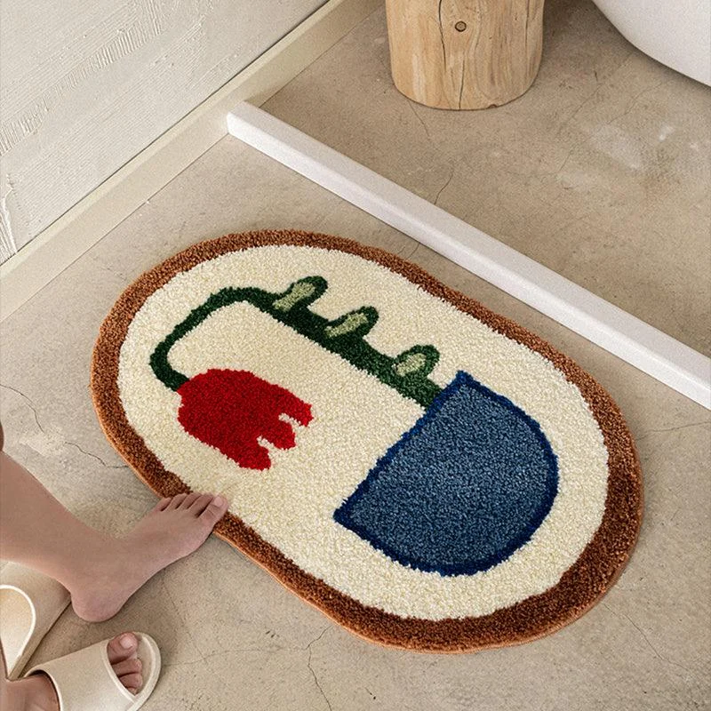 Elegant Droop Flower Bath Mat -  - #tag1#