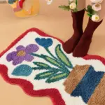 Elegant_Droop_Flower_Bath_Mat_-_-_tag1_-4199280 Elegant Droop Flower Bath Mat tag1