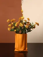 Elegant Faux Flowers with Vase tag1