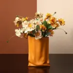 Elegant Faux Flowers with Vase tag1