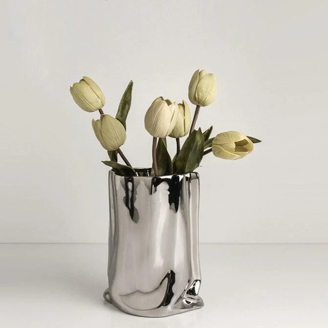 Elegant Faux Flowers with Vase -  - #tag1#