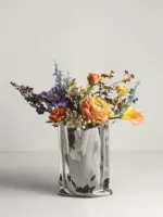 Elegant Faux Flowers with Vase tag1