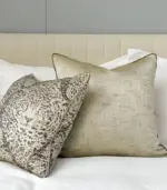 Elegant Geometric Print Jacquard Decorative Cushion Cover 45x45 cm Golden Brown tag1
