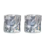 Elegant Glacier Ripple Whisky Glass tag1