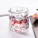 Elegant Glacier Ripple Whisky Glass tag1