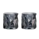 Elegant Glacier Ripple Whisky Glass tag1