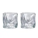 Elegant Glacier Ripple Whisky Glass tag1