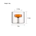 Elegant Glass Candle Holder Set tag1