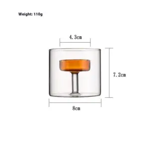 Elegant Glass Candle Holder Set