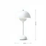 Elegant Glow Modern Touch LED Mushroom Table Lamp tag1