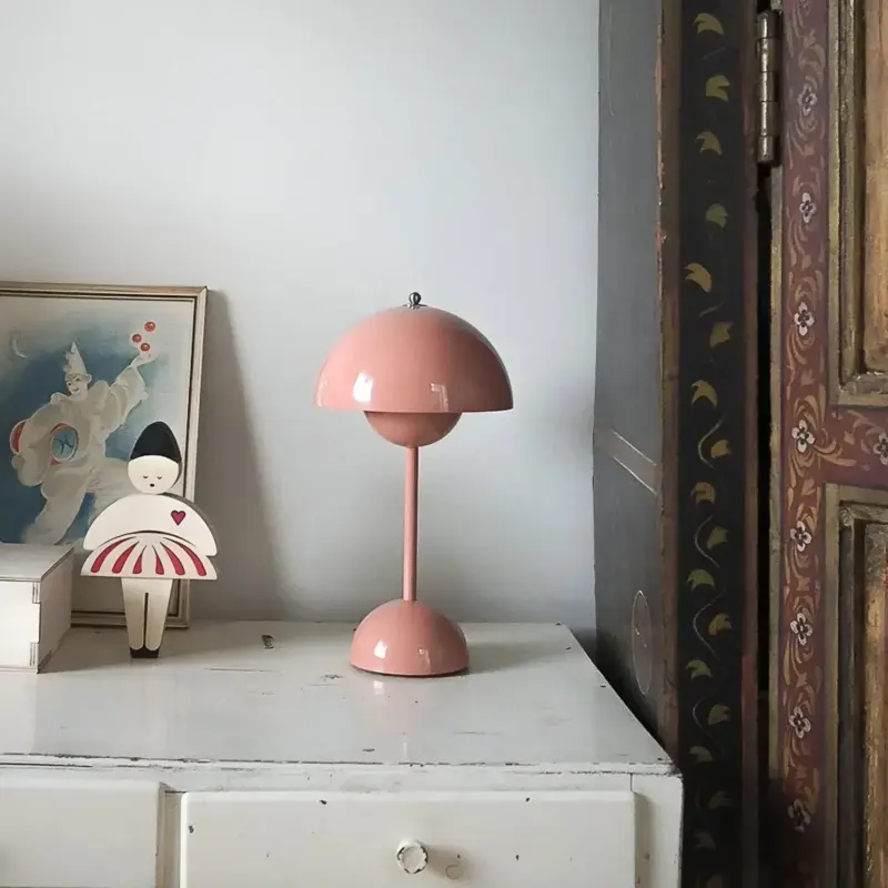 Elegant Glow Modern Touch LED Mushroom Table Lamp tag1