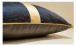 Elegant Gold Ribbon Cushion Covers tag1