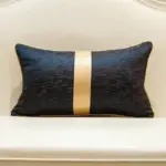 Elegant Gold Ribbon Cushion Covers tag1