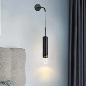 Elegant LED Wall Lamp Gold/Black Bedroom