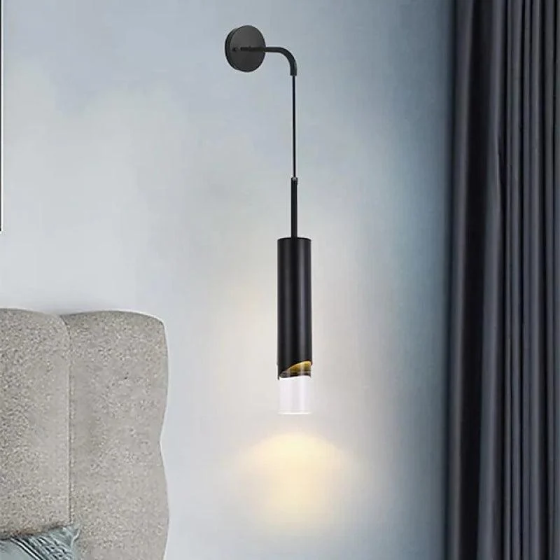 Elegant LED Wall Lamp Gold/Black Bedroom -  - #tag1#