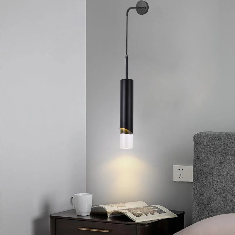 Elegant LED Wall Lamp Gold/Black Bedroom -  - #tag1#