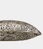 Elegant Leopard Print Textured Jacquard Decorative Cushion Cover 45x45 cm tag1