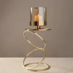 Elegant Metal Candle Holders
