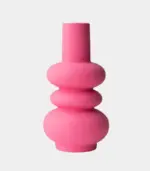 Elegant Pink Ceramic Vases Available in 2 Unique Designs tag1