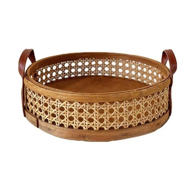 Elegant Rattan Woven Storage Basket -  - #tag1#