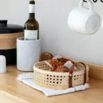 Elegant Rattan Woven Storage Basket tag1