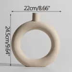 Elegant Round Vase Helios tag1