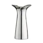 Elegant Sleek Silver Ceramic Flower Vase tag1